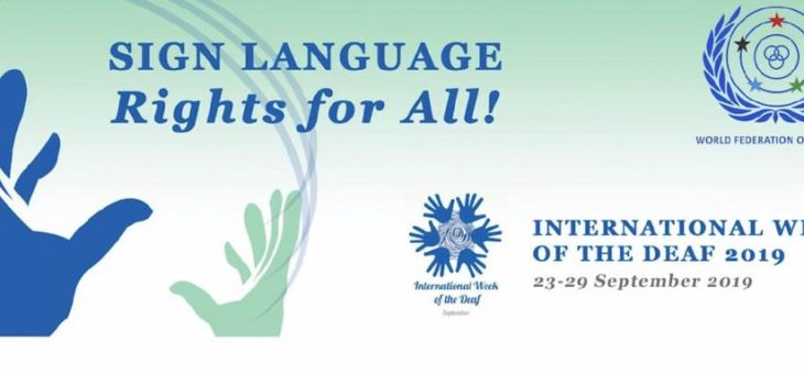 „Gebärdensprachrechte für alle!“ – so lautet das Motto des Internationalen Tages der Gebärdensprachen und der Internationalen Woche der Gehörlosen