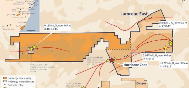 IsoEnergy vergrößert Liegenschaft und forciert Explorationsarbeiten
