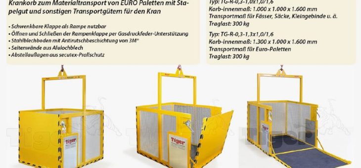 Tiger® Lastaufnahmemittel und Hebezeuge für den Baubereich