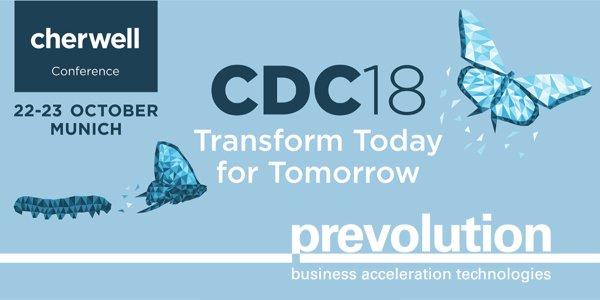 Prevolution mit Kundenbeispielen auf der Cherwell DACH Conference 2018