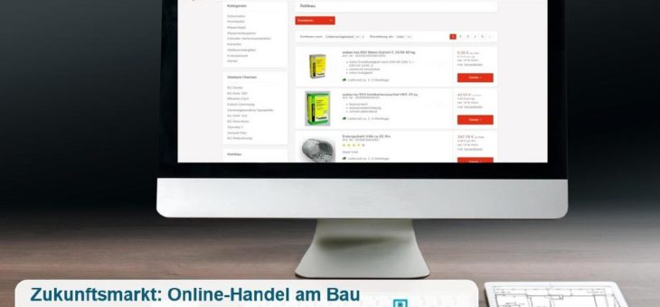 Online-Handel: der Zukunftsmarkt am Bau? Studie zeigt Potenzial & wichtigste Player