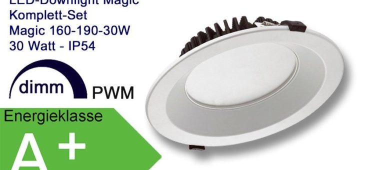 METOLIGHT LED-Downlight – Magic – Vielseitige Gestaltungsmöglichkeit mit hoher Qualität