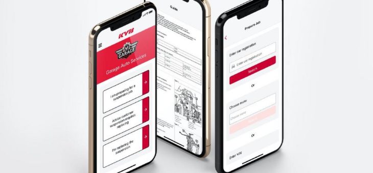 Werkstatt-App von KYB Europe ab sofort mit neuen Funktionen