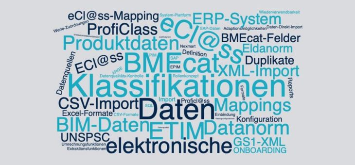 E-Commerce für Profis: elektronische Produktkataloge mit BMEcat, GS1xml, Datanorm, eCl@ss, ETIM, Proficl@ss & Co.