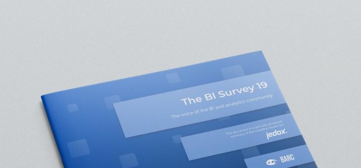The BI Survey 19: Jedox erzielt Spitzenwerte in der Vergleichsgruppe für integriertes Performance Management