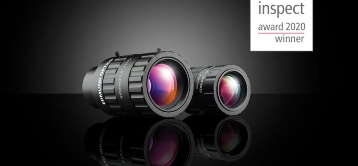 Edmund Optics® gewinnt zum vierten Mal in Folge den inspect Award – dritter Platz für neue CA-Objektivserie