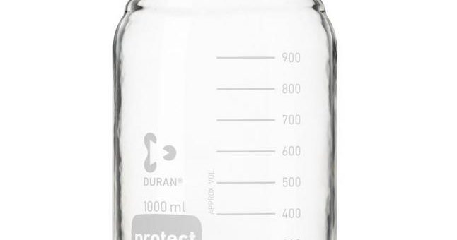 Für mehr Sicherheit im Labor: Die beschichteten DURAN® Protect Laborglasflaschen