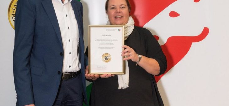 Zum sechsten Mal in Folge hohe Auszeichnung: Landesehrenpreis für Handwerksbäckerei Büsch