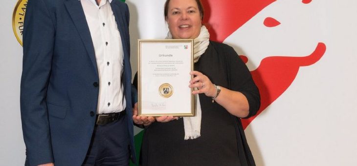 Zum sechsten Mal in Folge hohe Auszeichnung: Landesehrenpreis für Handwerksbäckerei Büsch