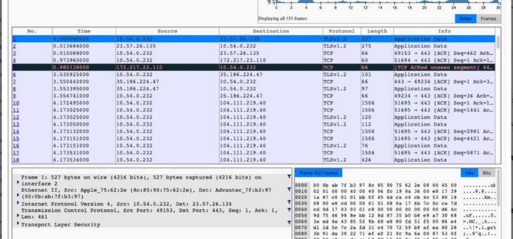 Neue Firmware 2.5 mit vollintegrierter Webshark-Paketanalyse