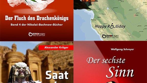 Befangene Männer, ein hübsches Mädchen und ein Ungeheuer sowie mit dem Rollstuhl um die Welt