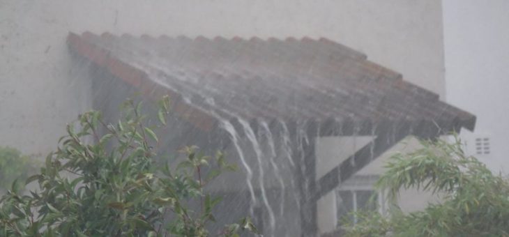 Hochwasser auf dem Dach?