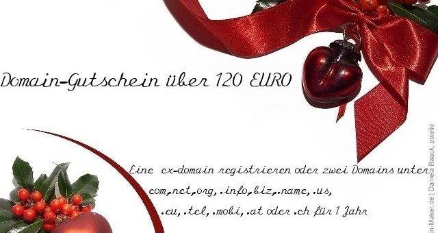 Weihnachten 2019: Domain-Gutschein als ungewöhnliches Geschenk