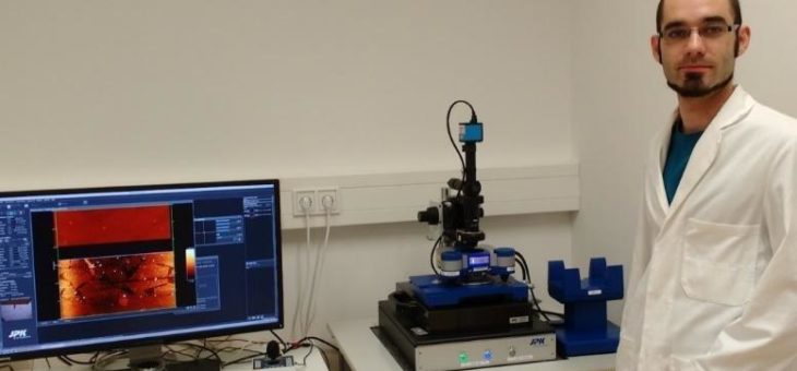 Untersuchung von kohlenstoffbasierten Nanopartikeln (aus Graphenschichten) mit dem JPK NanoWizard® ULTRA Speed Rasterkraftmikroskop an der Freien Universität Berlin