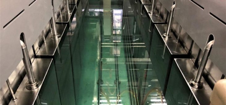 72 Ultraschallsysteme für Pilot-Galvaniklinie