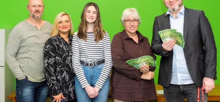 Spende für Renovierung des Freizeitraums