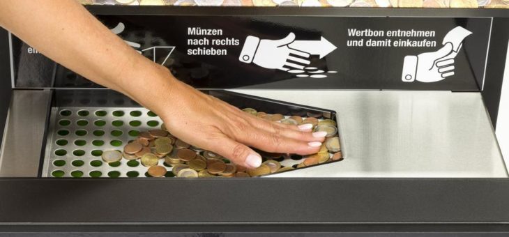 Spart Zeit und Kosten im Handel: Automatisierte Notenabschöpfung und Münzenrecycling