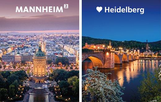 „Zwei Städte, ein Erlebnis!“: Mannheim und Heidelberg auf der CMT 2020