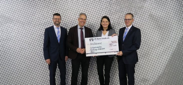 3.000 Euro für Sehbehindertenambulanz an der Hochschule Aalen