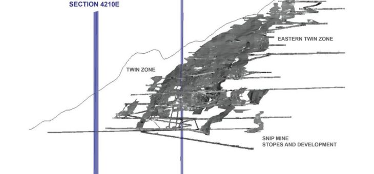 Skeena schneidet 16,64 g/t Au über 5,10 m in 200 Footwall auf Snip