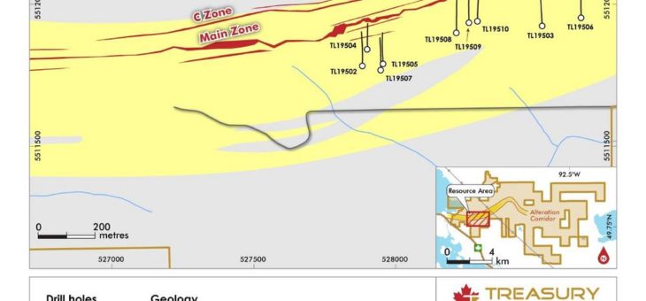 Goliath-Explorationsprogramm durchschneidet 10,1 g/t Au auf 4,0 m und 14,8 g/t Au auf 7,0 m in Zonen Main und C