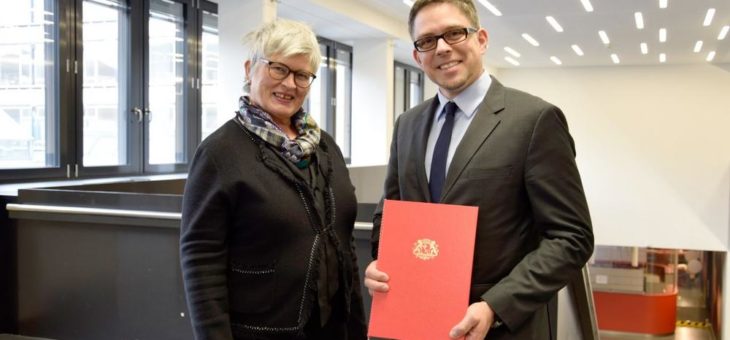 Ab Februar: Dr. Farian Krohne neuer Professor für Produktionstechnik und Produktionslogistik