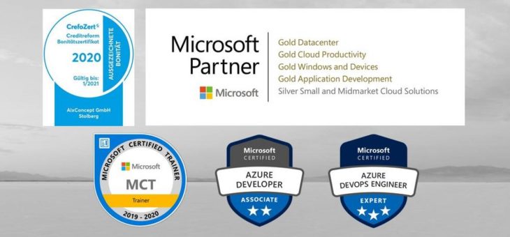 Neue Zertifikate von Microsoft und Crefozert für AixConcept