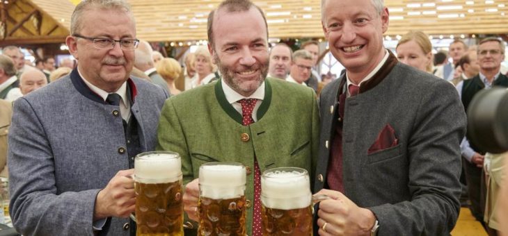 Gäubodenvolksfest in Straubing: Manfred Weber eröffnete das „schönste Volksfest der Welt“