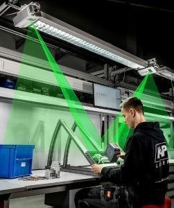 Effizienter montieren mit laserbasierter Werkerführung