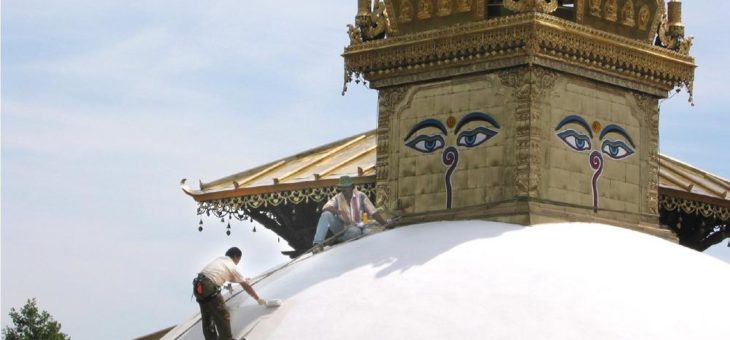 Saisonstart am Nepaltempel