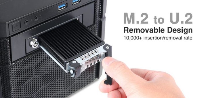 ICY DOCK Produktvorstellung ToughArmor MB601M2K-1B M.2 PCIe NVMe SSD Wechselrahmen