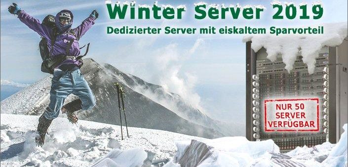 Dedizierter „Winter Server 2019“ mit 50 IP-Adressen in limitierter Auflage erhältlich