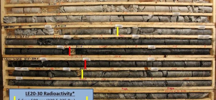 IsoEnergy trifft wieder auf starke Radioaktivität