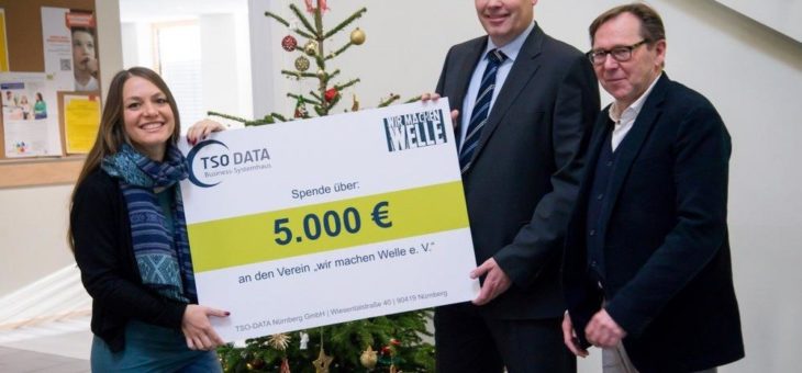 TSO-DATA Nürnberg GmbH spendet an „wirmachenwelle e.V.“ von Sebastian Steudtner