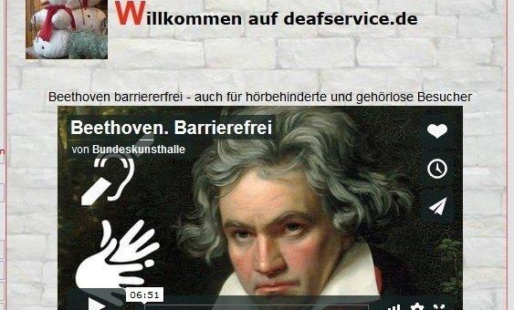 Beethoven, auch für Gehörlose – in der Bundeskunsthalle Bonn