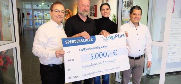 LogiPlus unterstützt Kinderheim St. Annastift in Ludwigshafen