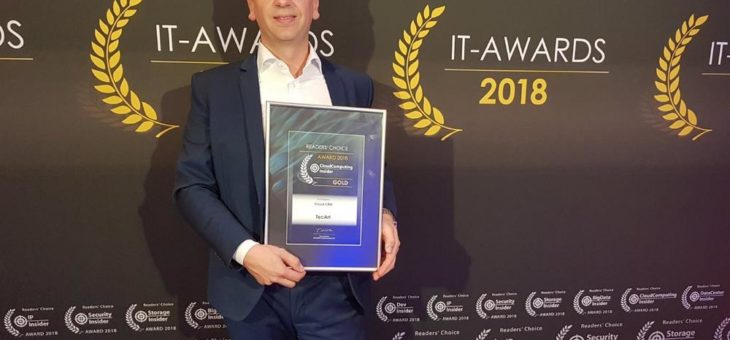 TecArt holt Gold-Auszeichnung bei Reader’s Choice IT-Awards 2018