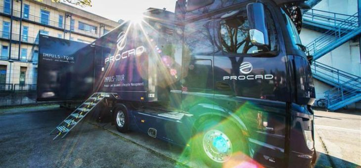 PROCAD Truck-Tour  zur PLM Digitalisierung war ein voller Erfolg