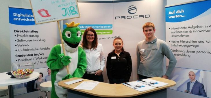 Erfolgreiches Recruiting des PLM-Anbieters PROCAD auf der KIT Karrieremesse 2019