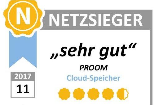 Dateiaustausch-Plattform PROOM im Test bei Netzsieger.de