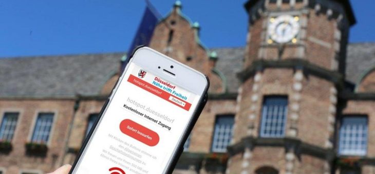 Landeshauptstadt Düsseldorf bietet kostenfreies Internet – Damovo betreibt den Dienst