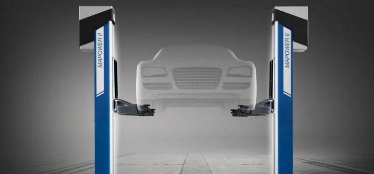 Technologische Weiterentwicklung der Zwei-Säulen-Hebebühnenbaureihe MAPOWER II