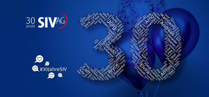 Mit Blick in die Zukunft: SIV.AG feiert 30. Jubiläum