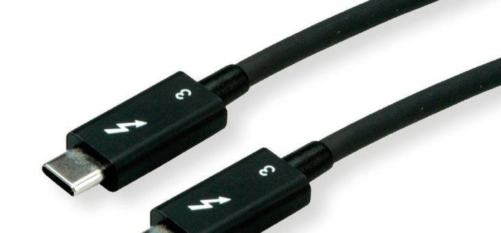 Thunderbolt™ 3 für blitzschnelle Datenübertragung und Multimedia Anwendungen