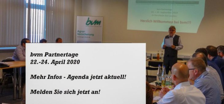 Geballte Kompetenz für Agrar-Versicherungs-Spezialisten!