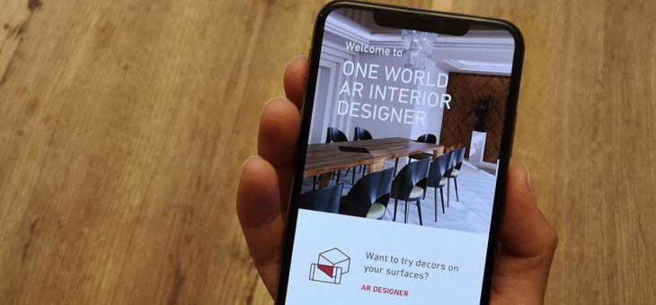 Individuelle Raumgestaltung leicht gemacht dank des ONE WORLD AR Interior Designers