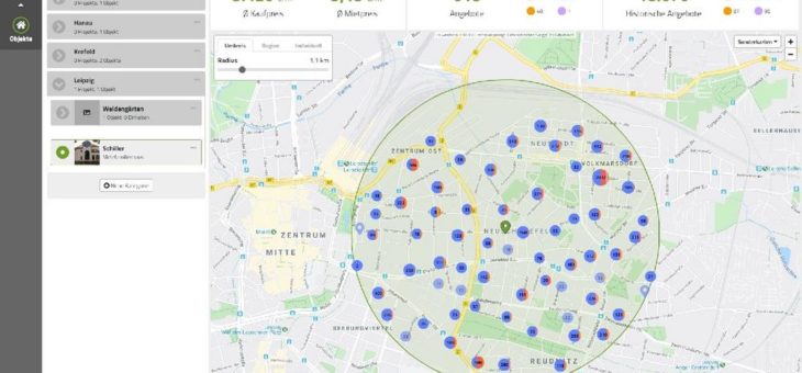 Proptech geomap startet Online-Assistent „Intern“ für individuelles Immobiliendaten-Management