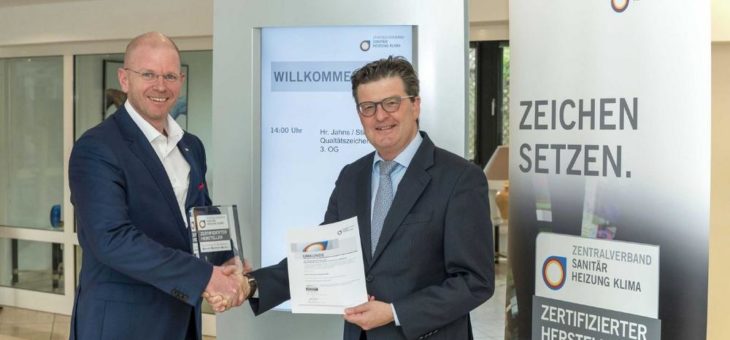 ZVSHK-Qualitätszeichen für STIEBEL ELTRON