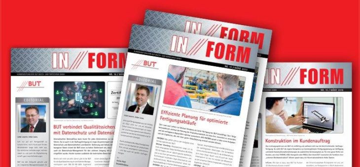 B2B Firmenzeitschrift INFORM: Seit 13 Jahren- 17 Ausgaben