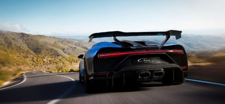 APWORKS produziert die leichten und temperaturbeständigen Auspuffblenden für den brandneuen Bugatti Chiron Pur Sport